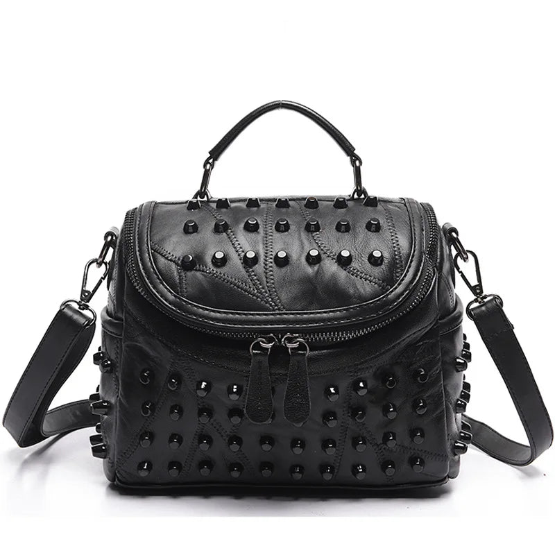 Luxury Women Genuine Leather Bag Sheepskin Messenger Bags Handbags Famous Brands Designer Female Handbag Shoulder Bag Sac