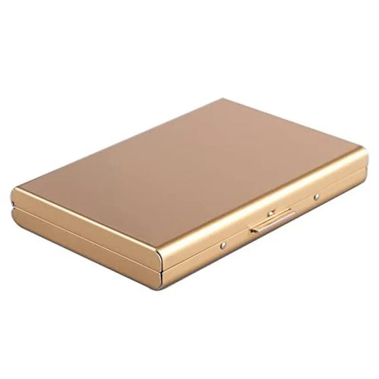 Antitheft anti Rfid Blocking ID Bank Credit Card Holder Wallets Men Slim Thin Aluminum Box Metal Mini Minimalist Cardholder Case