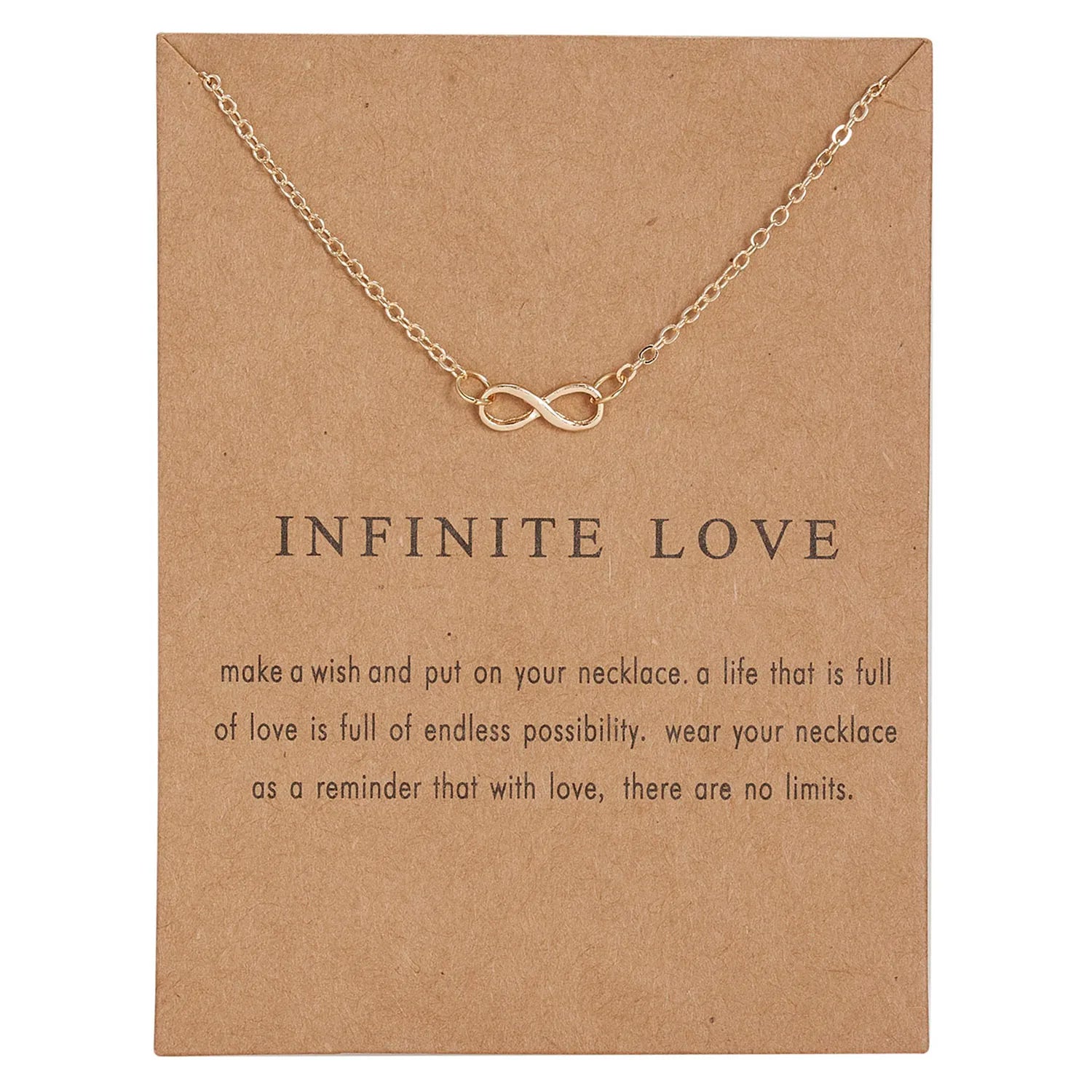 Minimalist Infinity Symbol Pendant Necklace for Women Delicate Silver Color Clavicle Chain Necklace Party Friendship Jewelry
