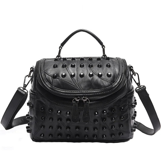 Luxury Women Genuine Leather Bag Sheepskin Messenger Bags Handbags Famous Brands Designer Female Handbag Shoulder Bag Sac