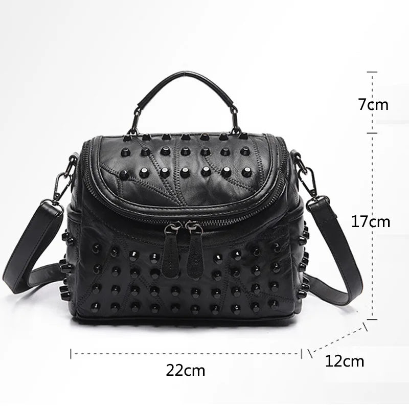 Luxury Women Genuine Leather Bag Sheepskin Messenger Bags Handbags Famous Brands Designer Female Handbag Shoulder Bag Sac