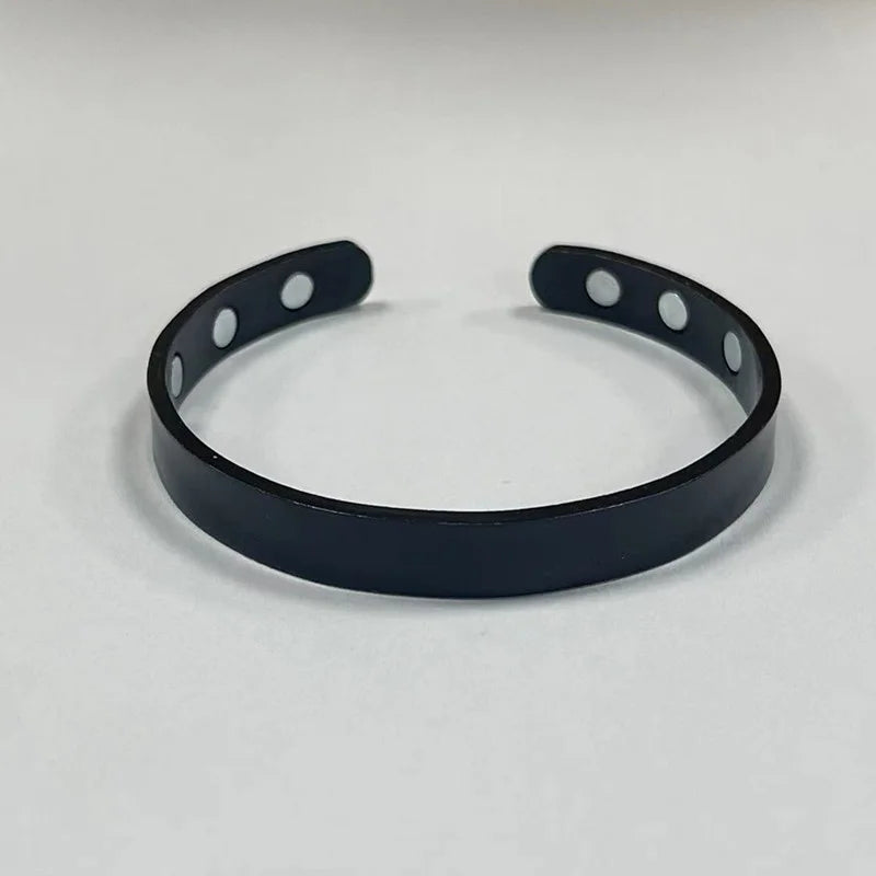 Magnetic Copper Bangle Bracelet Personality Vintage Health Balance Energy Therapy Arthritis Pain Relief Adjustable Bracelet